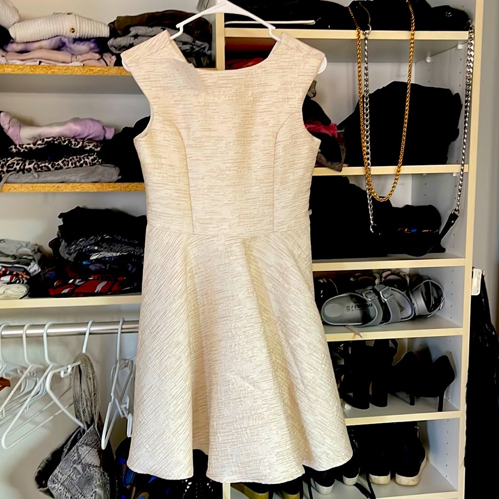 Brand new party dress with tags on. Brand is Un Deux Trois, child size 16